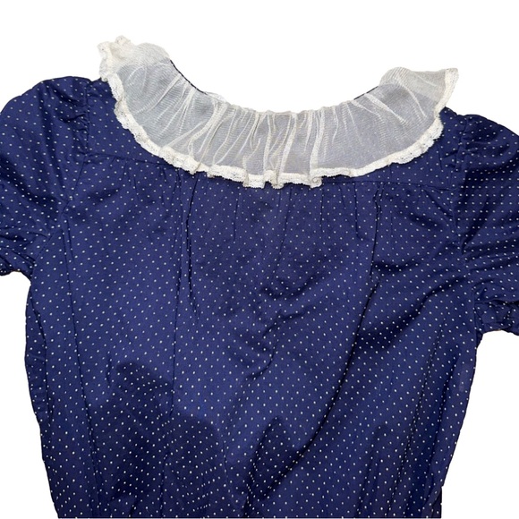 RALPH LAUREN Vintage Polk-Dot Dressy Romper Shorts size 12 Girls✨ - Picture 11 of 12